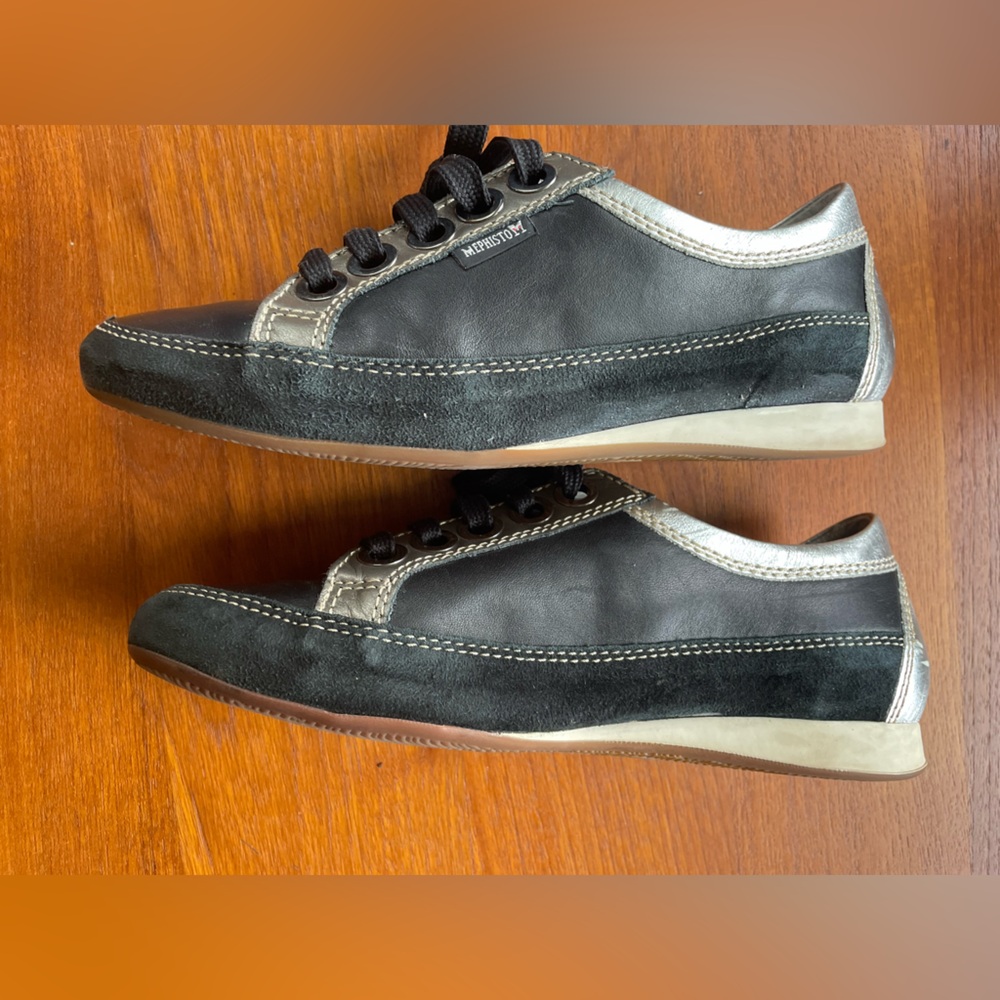 Mephisto Bretta Black and Silver Sz 7.5 - Picture 10 of 10